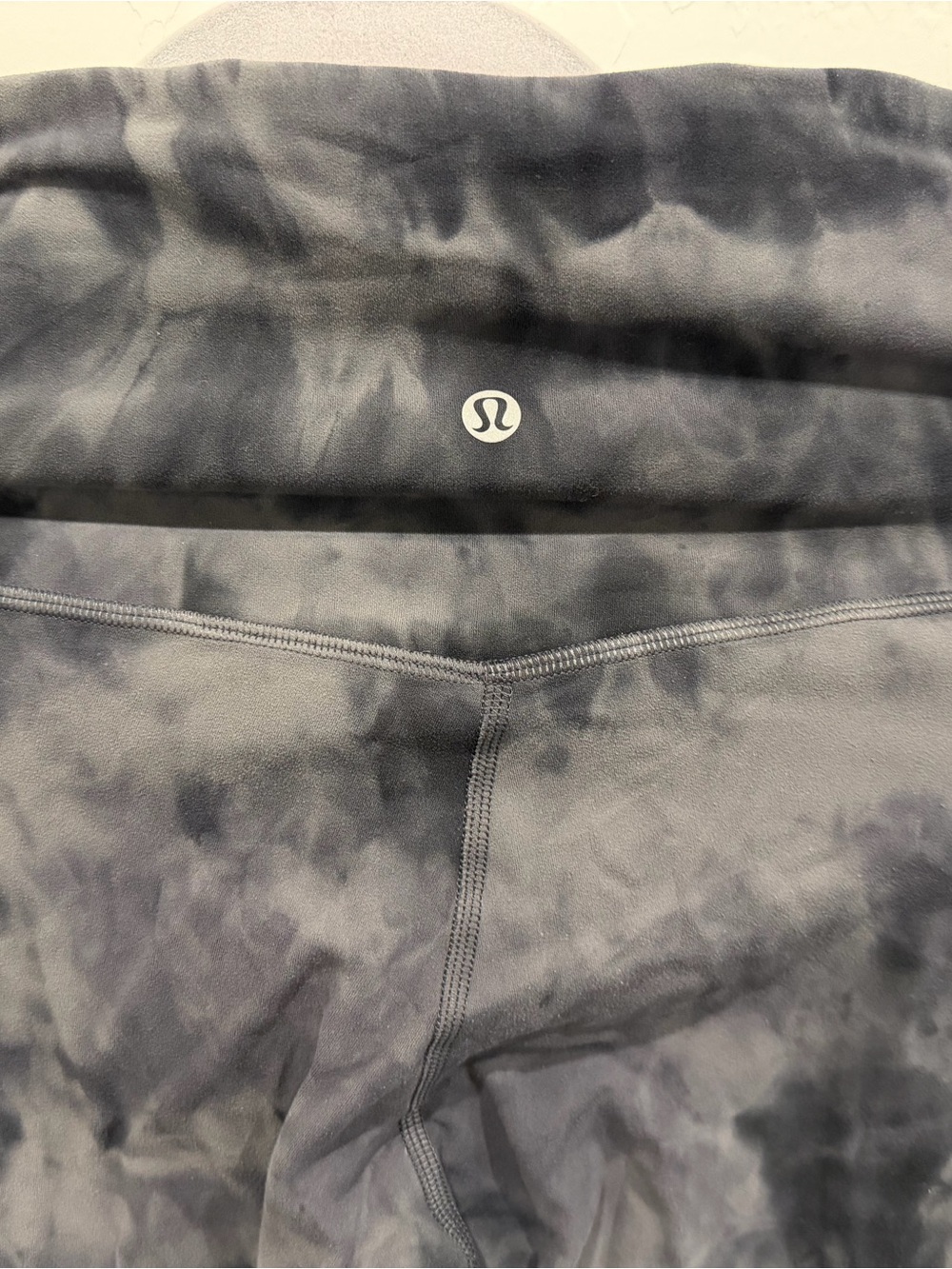 lululemon athletica Gray & Black Tie-Dye High-Rise Leggings